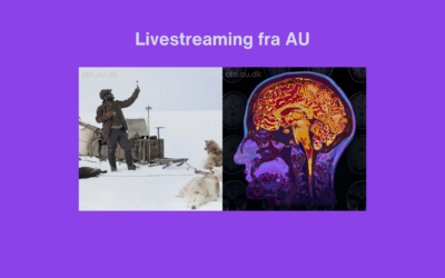 To spændende Livestreamings fra AU i marts