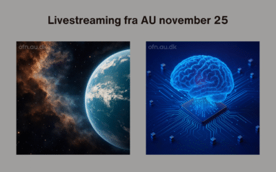 Livestreaming foredrag i november