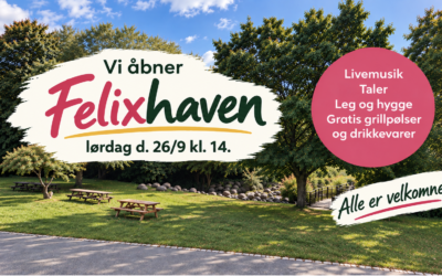 Kom til stor åbningsfest i Felixhaven d. 26/9